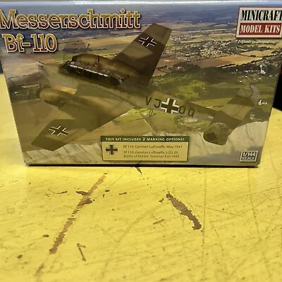 Sealed 1:144 Messerschmitt Bf-110 Minicraft Model Kits  14626 • $8