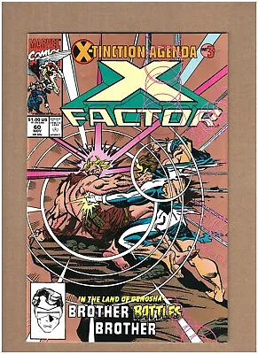 $5.56 • Buy X-Factor #60 2nd Print Gold Marvel Comics 1990 X-Tinction Agenda Pt3 VF 8.0