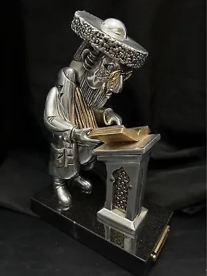 Rabbi On Bimah - Frank Meisler Mechanical Sculpture - Israel • $1390