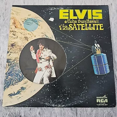 Elvis Presley Aloha From Hawaii Via Satellite LP Record Double Album 1972 RCA • $19.95