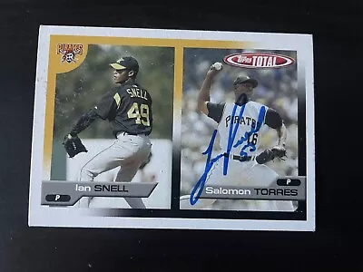 2005 Topps Total #612 Ian Snell Pittsburgh Pirates Signed Card Autographed • $2.75