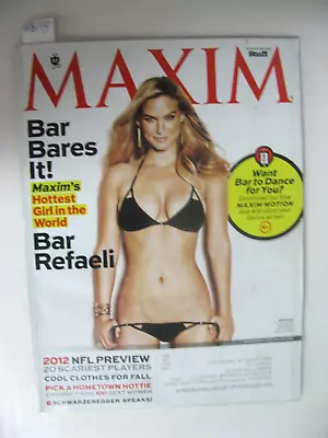 Mbi15 Maxim #176 Sep 2012 Vol 16 #8 Bar Rafaeli Cover Leila Lopes Miss Universe • $6.95