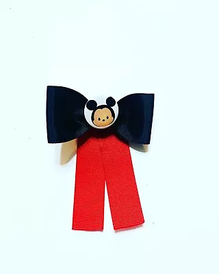 Handmade Hair Bows - Disney - Mickey And Friends - Mickey  #1 Bow • $5