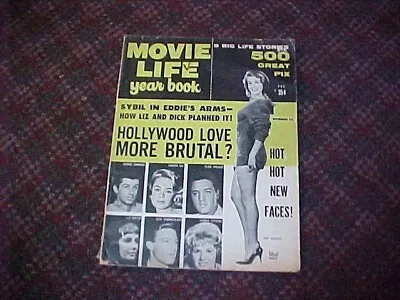 MOVIE LIFE YEARBOOK 1963 Elizabeth Taylor Jack Lord Michael Landon Sandra Dee • $8.50