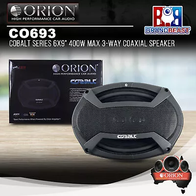 Orion CO693 Cobalt Series 6x9  400W Max 3-Way Coaxial Speaker • $139