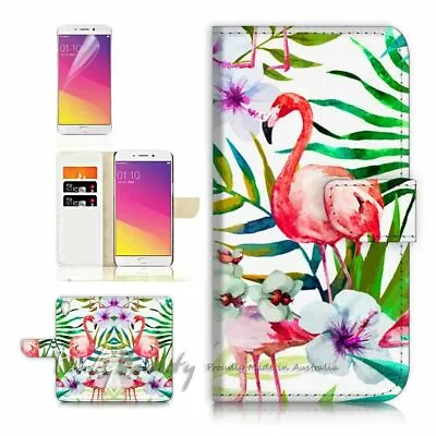 Flamingo TPU Phone Wallet Case Cover For New Optus X Start 2  - 21570 • $13.99