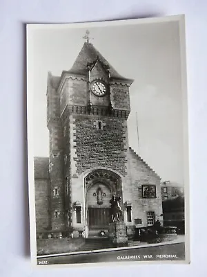 REAL PHOTO - Galashiels War Memorial. Published By A R Edwards Selkirk (905) • £3
