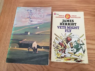 £5.50 • Buy James Herriot Book Bundle - All Creatures Great And Small - Vets Might Fly