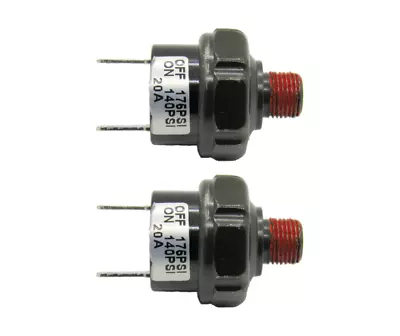 (2) 140 PSI ON 175 PSI OFF Pressure Switch 12V Viair Air Compressors 1/8  NPT • $28.80