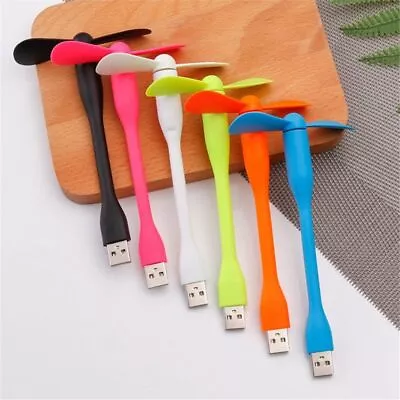 For Laptop PC Travel Flexible Phone Fan USB Fan Mobile Phone Cooler Mini • $8.39