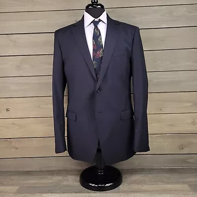 Versace Jeans Blazer Mens 42R Blue Wool Sport Coat 2 Button Casual Jacket Suits • $38.95