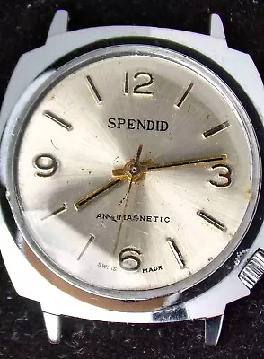 Spendid (Swiss Made) Men's Mechanical Watch (Vintage) -- Spares/Repairs • £16