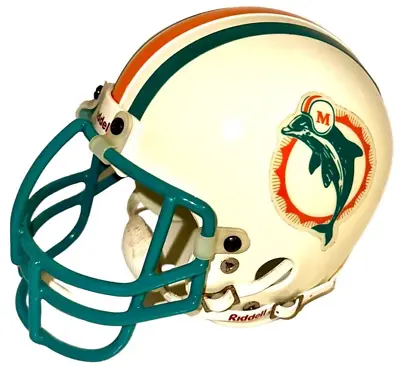 Miami Dolphins Authentic Vintage Throwback Original Sharco Mini Football Helmet • $74.99