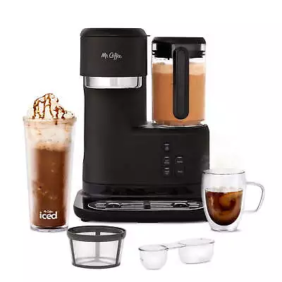 Mr. Coffee New Black Single Serve Frappe And Iced Coffee Maker With Blender • $110.49