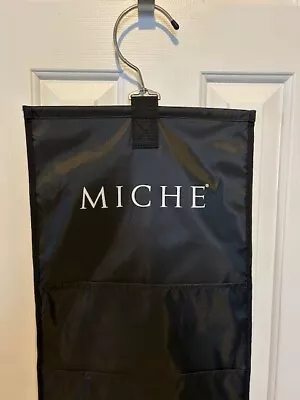 Classic Black Miche  Shell Hanging Closet Organizer Bag Holder 49  X 13  • $35