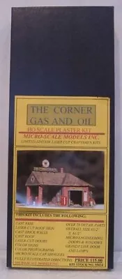 Micro-Scale Models 55034 HO Scale The Corner Gas & Oil Plaster Kit • $89.99