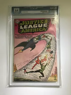 Justice League Of America #17 - ' Tornado Tyrant ' - 3.0 Halo Certification  • $165