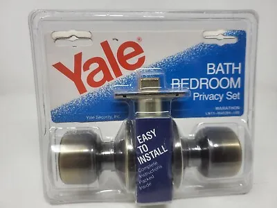 Yale Bath Bedroom Privacy Doorknob Set LW11-MA5284-US5  New Old Stock • $24.95