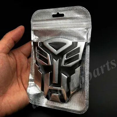 3D Metal Chrome Transformers Autobot Deception Auto Decal Sticker Badges Emblem • $12.30