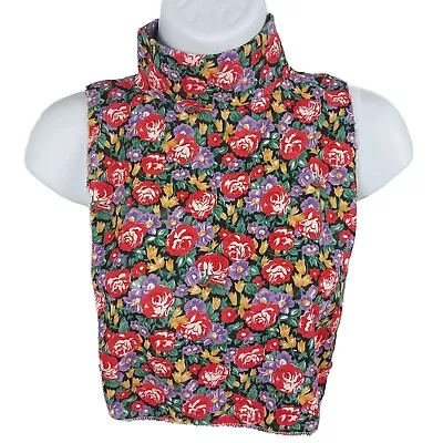 Womens Mock Collar Neckline Dickey Fake Neck Turtleneck Neck Warm Fake Floral  • $14.63