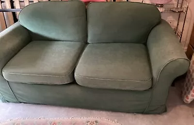 Fab Green Metal Action Sofabed Sofa And 2 Armchairs Can Buy New Loose Covers • £150