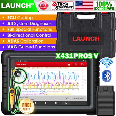 LAUNCH X431 PROS V1.0 Bidirectional Scan Tool ALL System OBD2 Diagnostic Scanner • $709