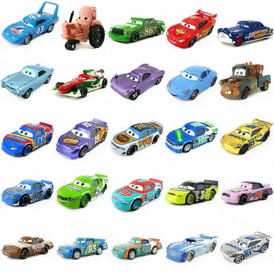 £4.55 • Buy Disney Pixar Cars 2 3 Lightning McQueen Racers Lot Choose 1:55 Diecast Kids Toys