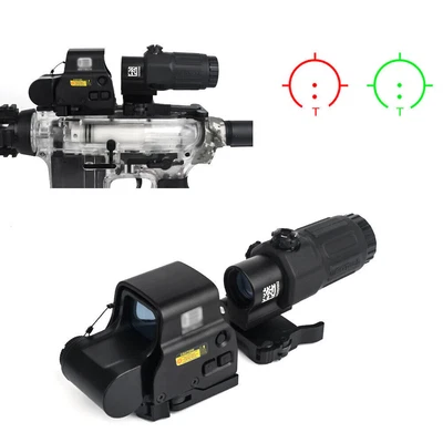 $108.99 • Buy Sight HHS Holographic Red Green Dot Reflex 558+G33 Magnifier Qd Side Copy