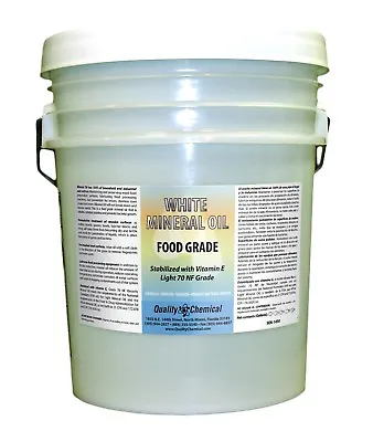 Mineral Oil 70 Food Grade Light NF Grade - 5 Gallon Pail • $179.97