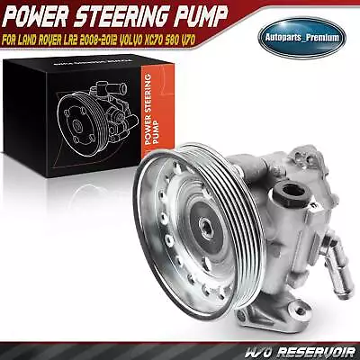 Power Steering Pump W/ Pulley For Land Rover LR2 2008-2012 Volvo XC70 S80 V70 • $76.99