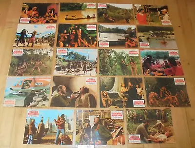 EATEN ALIVE - 19 Rare German Lobby Cards ´80 - UMBERTO LENZI Rassimov MEL FERRER • £149.65