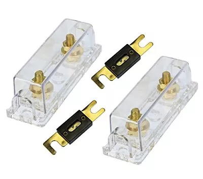 VOODOO 0/2/4 Gauge Ga ANL Fuse Holder & Fuse (2 Pack) (70 Amp Fuse) • $12.99