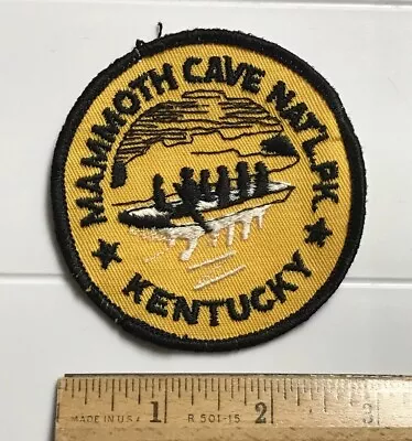 Mammoth Cave National Pk Park Kentucky Orange Round Embroidered Patch Badge • $9.99