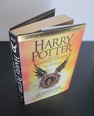 HARRY POTTER AND THE CURSED CHILD Pt 1 & 2 Spec Rehearsal Ed ~ HC/DJ • $22