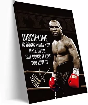 Tyson Poster Heavyweight Boxing Poster Professional Athlete Canvas Wall Art Mode • $14.90