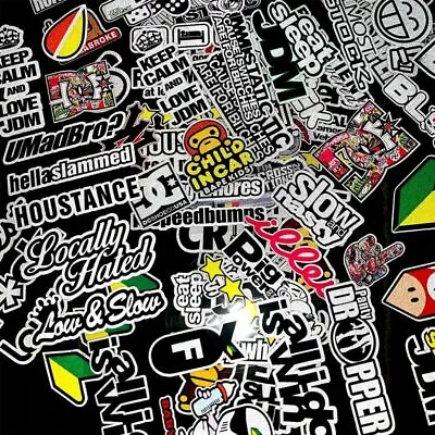 JDM 50 Random DECAL PACK Car Window Stickers For JDM KDM Slammed Race Drift • $13.99