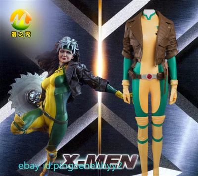 $171.04 • Buy X-men Rogue Anna Marie Cosplay Costume Jumpsuit Coat Party Uniform Halloween 