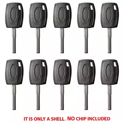 Key Shell Case Compatible With Ford Uncut Blade Non Chip HU101T17 (10 Pack) • $18.82