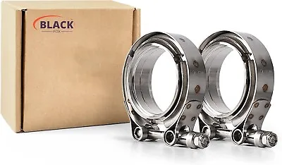 $27 • Buy 2PCS X 2.5'' V-Band Flange & Clamp Kit For Turbo Exhaust Pipes T304 MILD STEEL