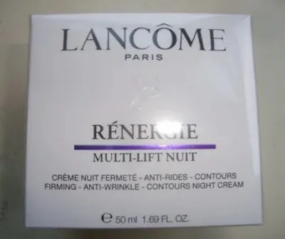 Lancome Moisturiser Renergie Multi-Lift NUIT Anti Wrinkle 50ml BNIB NEW RRP £83 • £34.99