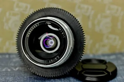 Soviet Vintage Lens MIR-1 2.8/37mm Wide-angle Fast Lens M39+ Adapter Canon • $307.89