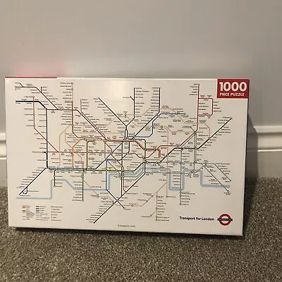 London Underground Jigsaw Puzzle 1000 Pcs Tube Map 2016 TFL Transport British UK • £5