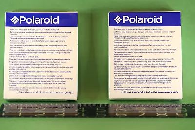 Polaroid Type 600 Instant Film Two Packs Expired Sealed Boxed • $12.88