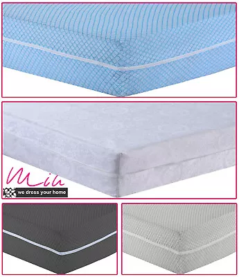 £6.99 • Buy Zipped Mattress Protector Anti Bed Bug Total Encasement Cover Double, King Size