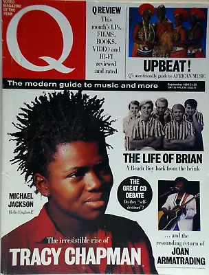 Q MAGAZINE #24 INXS Iggy Pop JETHRO TULL Bananarama MICHAEL JACKSON Sept 1988 • £4.50