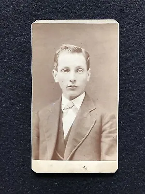 Antique Wheeling West Virginia Identified Handsome Man Civil War CDV Photo Card • $9.95