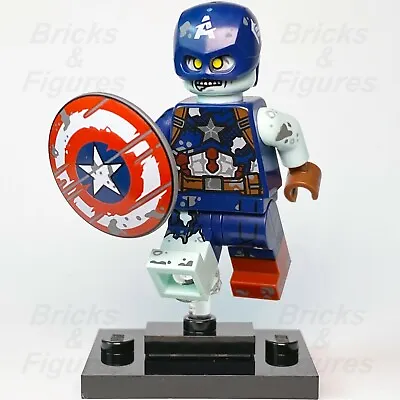 LEGO® Zombie Captain America Minifigure Marvel Studios Series 1 71031 #9 • $20.99