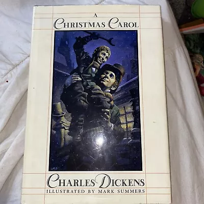 A Christmas Carol HC Book Charles Dickens Illustrated By Mark Summers First Ed • $18