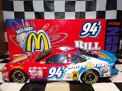 Bill Elliott #94 McDonald's/McFlurry 2000 Taurus 1:24 BANK NASCAR Action 100761 • $84.29