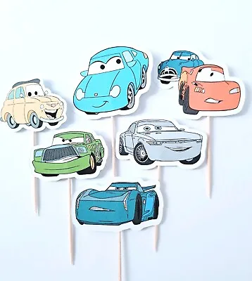 £4.25 • Buy Cars Cupcake/cake Toppers X6